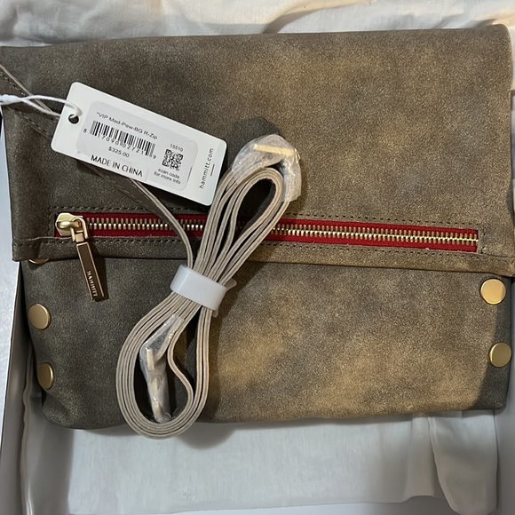 Hammitt Handbags - Zippered Leather Crossbody Clutch Hammit